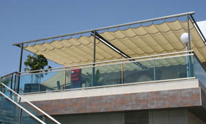 Stores rétractables à projection  VENUS MCA la terasa unui restaurant 7